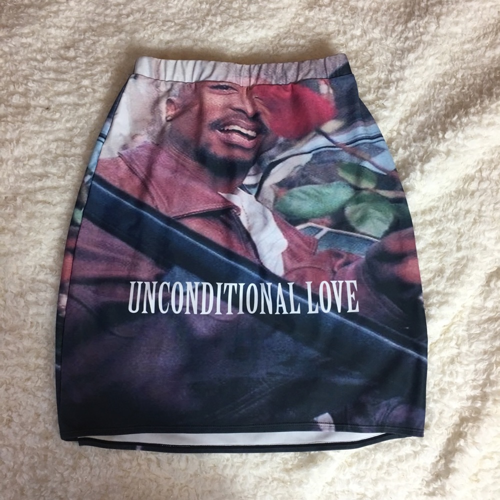 Unconditional love Tupac Mini Skirt